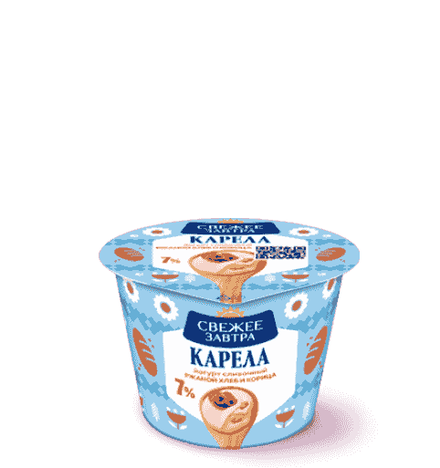 Йогурт сливочный «Ржаной хлеб и корица»
