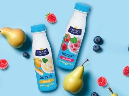 Новинка! Питьевые йогурты «Свежее Завтра» в новой упаковке