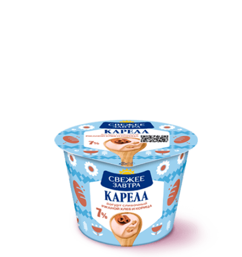 Йогурт сливочный «Ржаной хлеб и корица»