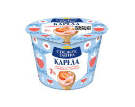 Йогурт сливочный «Клубника и печенье»